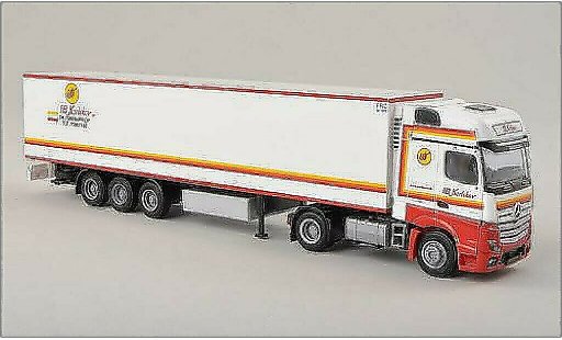 Mercedes Actros Gigaspace 1/87 AWM 2 Giga./Aerop.-Kuhl-KSZ Karlskov miniature