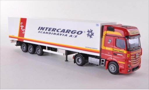 Mercedes Actros Gigaspace 1/87 AWM 2 Giga./Aerop. Kuhl-KSZ Sorensen/Intercargo miniature