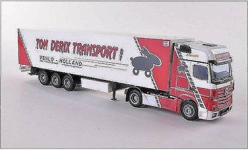 Mercedes Actros Gigaspace 1/87 AWM 2 Giga./Aerop. Kuhl-KSZ Ton Derix miniature