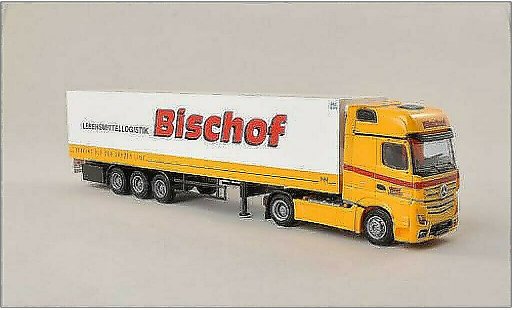 Mercedes Actros Gigaspace 1/87 AWM 2 Gigaliner Bischof (AT) Kuhlmalle-SZ miniature