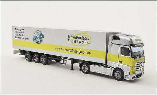 Mercedes Actros Gigaspace 1/87 AWM 2 Gigaliner Schwerdtfeger malle-SZ miniature