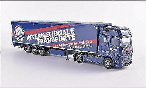 Mercedes Actros Gigaspace 1/87 AWM 2 Gigaliner V.E.L. Schubboden-SZ miniature