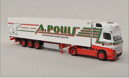 Mercedes Actros Gigaspace 1/87 AWM 2 A.Pouls (NL) Kuhlmalle-SZ miniature