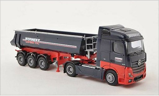 Mercedes Actros Streamspace 1/87 AWM 2 /Aerop. Werneke Mulden-SZ miniature