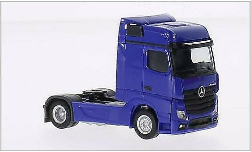 Mercedes Actros Bigspace 1/87 Herpa bleu miniature