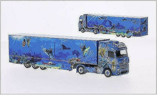 Mercedes Actros Bigspace 1/87 Herpa Fischer-Trans miniature