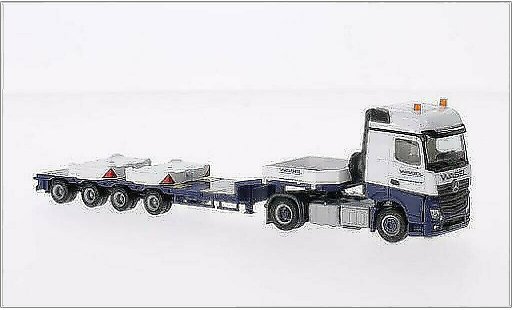 Mercedes Actros Bigspace 1/87 Herpa Wasel Krane miniature