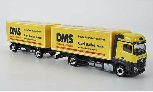 Mercedes Actros Bigspace 1/87 Herpa DMS - Carl Balke Wechselmalle-HZ 2011 miniature