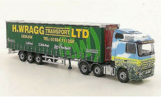 Mercedes Actros Base 1/50 Corgi Eco H.Wragg Transport LTD Gardinenplanen-SZ miniature