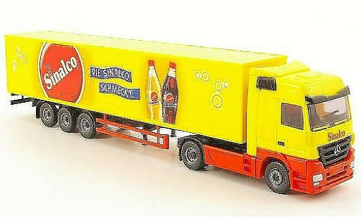 Mercedes Actros Base 1/87 Wiking Gardinenplanensattelzug Sinalco miniature