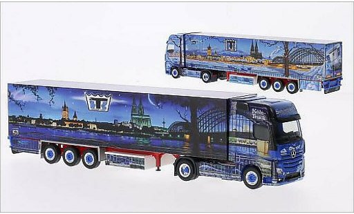 Mercedes Actros Gigaspace 1/87 Herpa Giga. Koln Truck Spedition Schumacher miniature