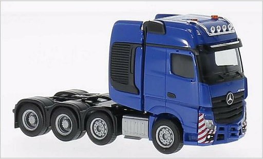 Mercedes Actros Gigaspace 1/87 Herpa SLT Schwerlastzugmaschine bleu miniature