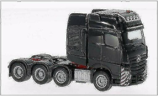 Mercedes Actros Gigaspace 1/87 Herpa SLT Schwerlastzugmaschine noire miniature