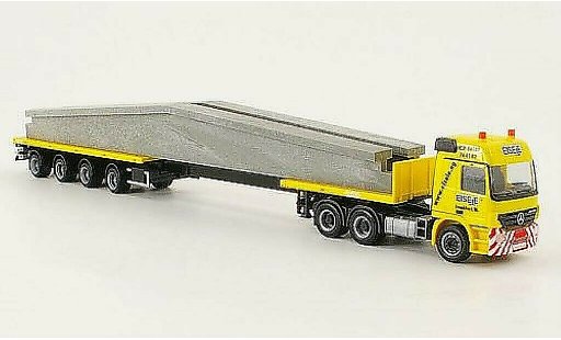 Mercedes Actros Base 1/87 Herpa L 02 Teletrailer-Sattelzug Eisele miniature