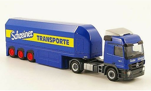 Mercedes Classe GLA Base 1/87 Herpa Actros L 08 Schreiner Transporte Glastransporter-SZ miniature