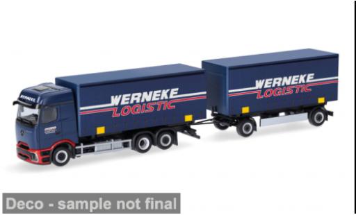 Mercedes Actros 1/87 Herpa L ProCabin bleue Werneke 1:87 miniature