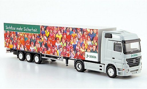 Mercedes Actros Base 1/87 Herpa LH 02 malle-Sattelzug DEKRA miniature