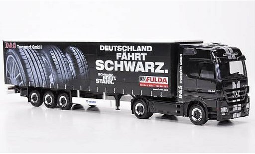 Mercedes Actros Base 1/87 Herpa LH 08 Gardinenplanen-SZ Fulda miniature