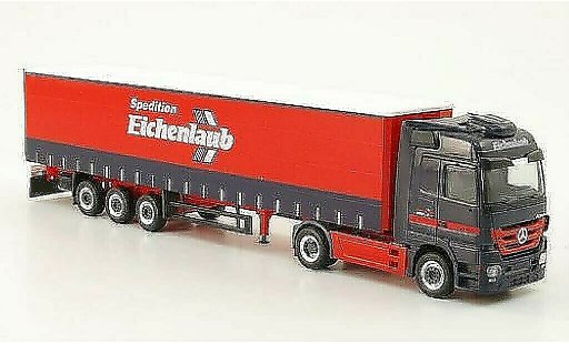 Mercedes Actros Base 1/87 Herpa LH 08 Spedition Eichenlaub Gardinenplanen-SZ miniature