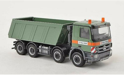 Mercedes Actros Base 1/87 Herpa M 08 Max Wild Kipper-LKW 4-achs miniature