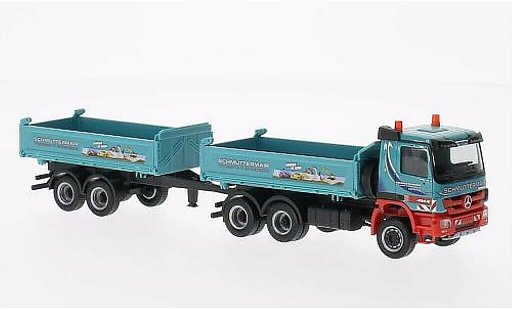 Mercedes Actros Base 1/87 Herpa M 08 Meiller Schuttermair Tandemkipper-Hangerzug miniature