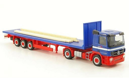 Mercedes Actros Base 1/87 Herpa M 08 Riwatrans Rungenplateaun-SZ miniature