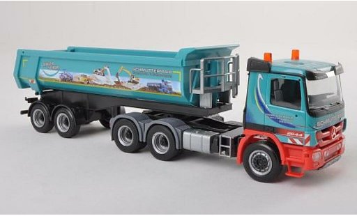 Mercedes Actros Base 1/87 Herpa M08 Rundmulden-SZ 3/2 Schmuttermair miniature