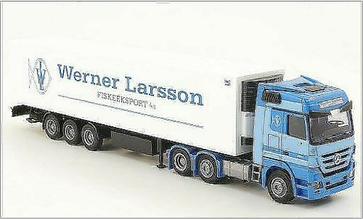 Mercedes Actros Base 1/87 AWM MP 3 LH Aerop. Kuhl-KSZ Werner Larsson miniature