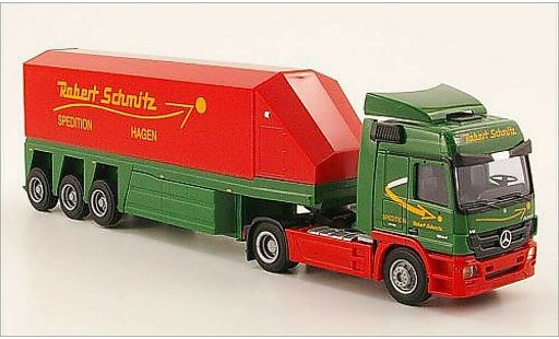 Mercedes Actros Base 1/87 AWM MP3 L Aero. Robert Schmitz Innenlader-SZ miniature