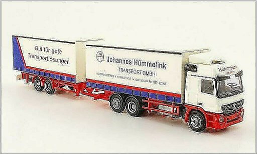 Mercedes Actros Base 1/87 AWM MP3 L Hummelink Jumbo-KHZ miniature