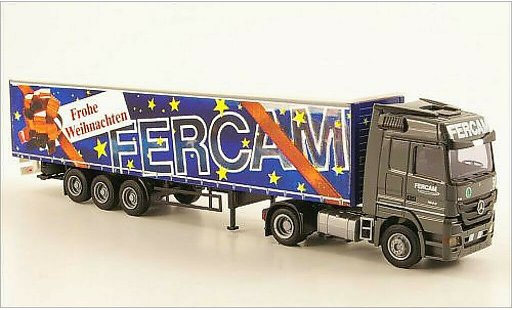 Mercedes Actros Base 1/87 AWM MP3 LH/Aerop. FERCAM/Buon Natale G-KSZ miniature