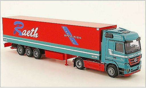 Mercedes Actros Base 1/87 AWM MP3 LH/Aerop. Raeth Kuhl-KSZ miniature