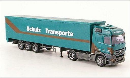 Mercedes Actros Base 1/87 AWM MP3 Schulz Transporte Schubboden-SZ miniature