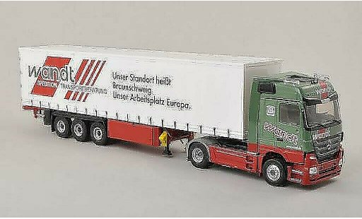Mercedes Actros Base 1/43 Eligor MP3 Spedition Wandt Gardinenplanen-Sattelzug limit&Atilde;&copy;e Auflage 99 pi&Atilde;&uml;ce miniature