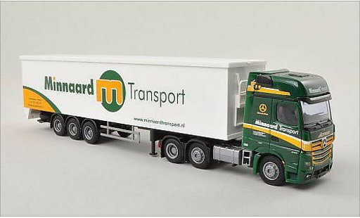 Mercedes Actros Gigaspace 1/87 AWM MP4 Minnaard Giga./Aerop.-Schubb.-SZ miniature