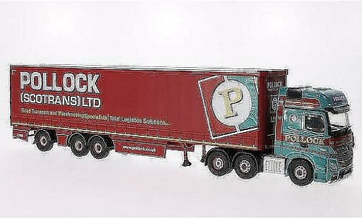 Mercedes Actros Base 1/50 Corgi (MP4) Pollock (Scotrans) Ltd Mega-Gardinenplanen-SZ miniature