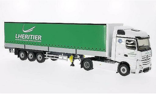 Mercedes Actros Base 1/43 Eligor MP4 Steamspace Transports Lheritier Gardinenplanen-SZ miniature