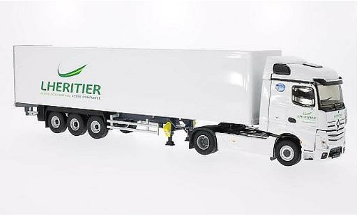Mercedes Actros Base 1/43 Eligor MP4 Steamspace Transports Lheritier malle-SZ miniature