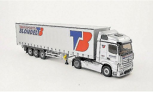 Mercedes Actros Streamspace 1/43 Eligor MP4 Transports Blondel Gardinenplanen-SZ miniature