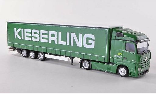 Mercedes Actros Streamspace 1/87 Herpa 2.5 Kieserling Lowlinerplanen-SZ miniature