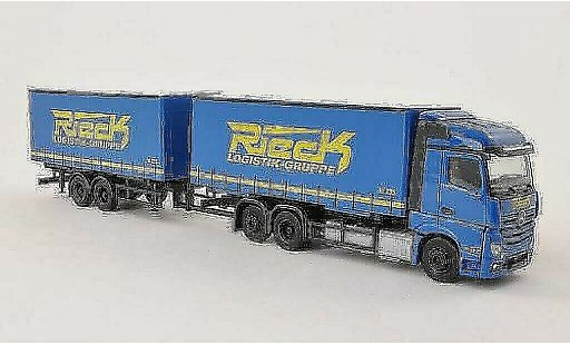 Mercedes Actros Streamspace 1/87 Herpa Rieck Wechselgardinen-HZ miniature