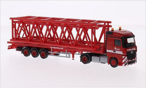 Mercedes Actros Streamspace 1/87 Herpa Riga Mainz 2011 miniature