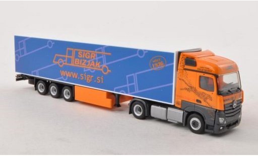 Mercedes Actros Streamspace 1/87 Herpa Sigr Bizjak (SI) Kuhlmalle-SZ miniature