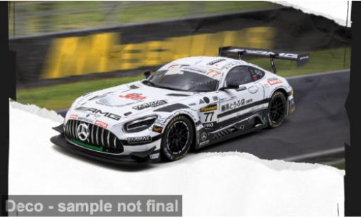 Mercedes AMG GT 1/18 Tarmac Works GTR3 blanche/Dekor 12h Bathurst 2026 Craft-Bamboo Racing #77 R.Aron 1:18 miniature