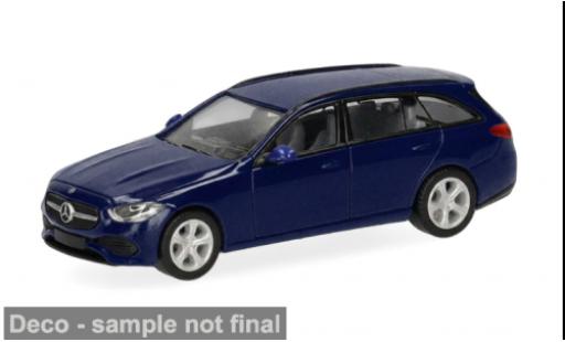 Mercedes Classe C 1/87 Herpa T-Modell bleue 1:87 miniature