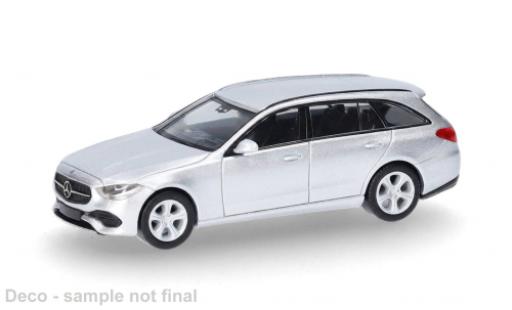 Miniature Mercedes Classe C T-Modell argent&Atilde;&copy;e 1/87 Herpa