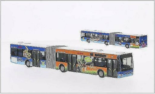 Mercedes Citaro G 1/87 Rietze Kraftverkehr Wupper-Sieg-CaLeVornia 2006 miniature