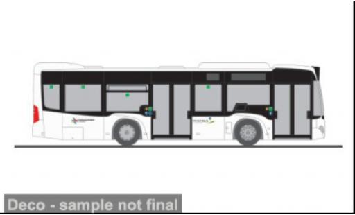 Mercedes Citaro 1/87 Rietze K 2012 Salzburg Verkehr (A) 1:87 miniature