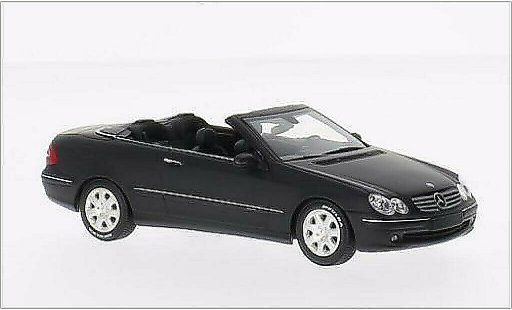 Mercedes Classe CL Cabriolet 1/43 Minichamps K mat-noire 2002 miniature