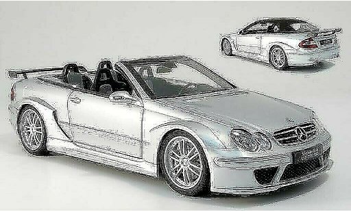 Mercedes C DTM 1/18 Kyosho K AMG Cabriolet grise miniature